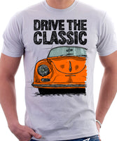 Drive The Classic Porsche 356 A Speedster. T-shirt in White Colour