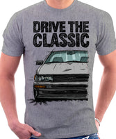 Drive The Classic Toyota AE86 Levin. T-shirt in Heather Grey Colour