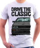 Drive The Classic Toyota AE86 Levin. T-shirt in White Colour