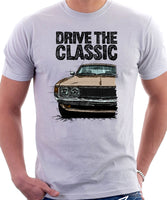 Drive The Classic Toyota Celica 1st Generation GT Early Models. T-shirt in White Colour