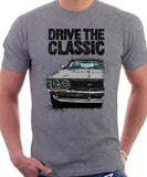 Drive The Classic Toyota Celica 1st Generation GT  Late Models. T-shirt in Heather Grey Colour