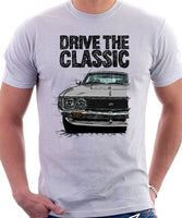 Drive The Classic Toyota Celica 1st Generation GT Late Models. T-shirt in White Colour