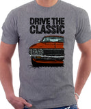 Drive The Classic Toyota Celica 1st Generation ST Late Models. T-shirt in Heather Grey Colour