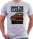 Drive The Classic Toyota Celica 1st Generation ST Late Models. T-shirt in White Colour