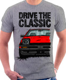 Drive The Classic Toyota AE86 Trueno Early Model. T-shirt in Heather Grey Colour