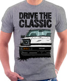Drive The Classic Toyota AE86 Trueno Late Model. T-shirt in Heather Grey Colour
