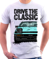 Drive The Classic Toyota AE86 Trueno Late Model. T-shirt in White Colour