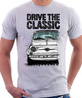Drive The Classic Fiat 500 Nuova And D. T-shirt in White Colour