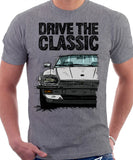 Drive The Classic Jaguar XJ-S Early Model. T-shirt in Heather Grey Colour