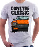 Drive The Classic Jaguar XJ-S Late Model. T-shirt in White Colour