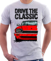 Drive The Classic Jaguar XJS. T-shirt in White Colour