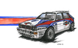 Rally Legend Lancia Delta Integrale. T-shirt.