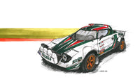 Rally Legend Lancia Stratos. T-shirt.