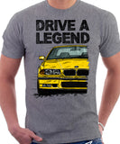 Drive A Legend BMW E36 M3. T-shirt in Heather Grey Colour