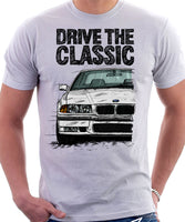 Drive The Classic BMW E36 M3. T-shirt in White Colour