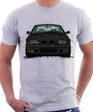 BMW E36 M3. T-shirt in White Colour