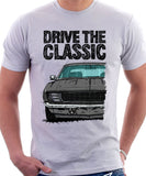 Drive The Classic Chevrolet Camaro RS 1969. T-shirt in White Color