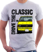 Drive The Classic Chevrolet Astro 1 Colour Bumper. T-shirt in White Colour