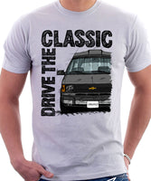 Drive The Classic Chevrolet Astro 1 Starcraft. T-shirt in White Colour
