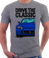 Drive The Classic Honda S2000 AP2. T-shirt in Heather Grey Color.