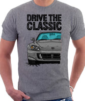 Drive The Classic Honda S2000 AP2. T-shirt in Heather Grey Color.