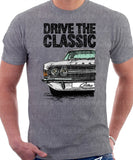 Drive The Classic Ford Cortina Mk3 Early Model GXL T-shirt in Heather Grey Colour