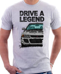Drive A Legend Mitsubishi Lancer Evolution 1&2. T-shirt in White Colour