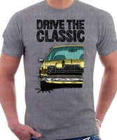 Drive The Classic AMC Pacer Late Model. T-shirt in Heather Grey Colour