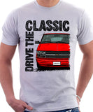 Drive The Classic Chevrolet Astro 2 Early Model. T-shirt in White Colour