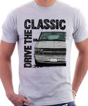 Drive The Classic Chevrolet Astro 2 Early Model. T-shirt in White Colour