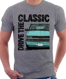 Drive The Classic Chevrolet Astro 2 Late Model. T-shirt in Heather Grey Colour