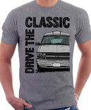 Drive The Classic Chevrolet Astro 2 Starcraft Early Model. T-shirt in Heather Grey Colour