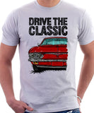 Drive The Classic Chevrolet Corvair 2nd Gen 1965. T-shirt in White Color