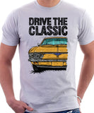 Drive The Classic Chevrolet Corvair 2nd Gen 1966. T-shirt in White Color