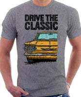 Drive The Classic Chevrolet Corvair 1st Gen 1960. T-shirt in Heather Grey Color