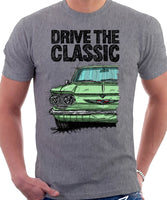 Drive The Classic Chevrolet Corvair 1st Gen 1960. T-shirt in Heather Grey Color