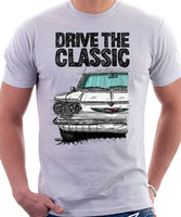 Drive The Classic Chevrolet Corvair 1st Gen 1960. T-shirt in White Color