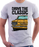 Drive The Classic Chevrolet Corvair 1st Gen 1960. T-shirt in White Color