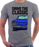 Drive The Classic Chevrolet Corvair 1st Gen 1962. T-shirt in Heather Grey Color