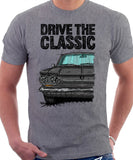 Drive The Classic Chevrolet Corvair 1st Gen 1963. T-shirt in Heather Grey Color
