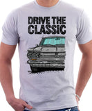 Drive The Classic Chevrolet Corvair 1st Gen 1964. T-shirt in White Color