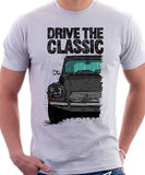 Drive The Classic Citroen Dyane Early Model (Black Roof). T-shirt in White Colour