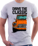 Drive The Classic Citroen Dyane Early Model (Black Roof). T-shirt in White Colour