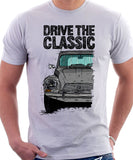 Drive The Classic Citroen Dyane Early Model. T-shirt in White Colour