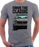 Drive The Classic Lada Niva Early Model. T-shirt in Heather Grey Color