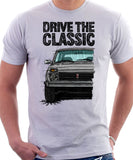 Drive The Classic Lada Niva Early Model. T-shirt in White Color