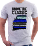 Drive The Classic Ford Cortina Mk2 Black Grille. T-shirt in White Colour