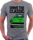 Drive The Classic Datsun 240Z/260Z. T-shirt in Heather Grey Colour