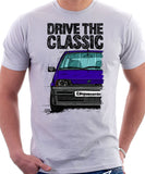 Drive The Classic Fiat Cinquecento. T-shirt in White Colour