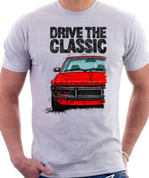 Drive The Classic Fiat X1/9 US Model. T-shirt in White Colour